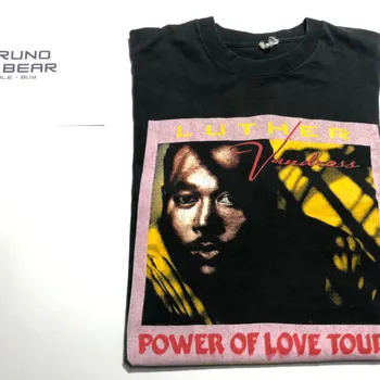 Винтажная футболка Лютера Вандросса 1991 года Power of love tour