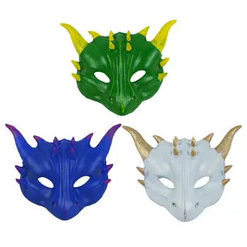 Детская маска Дракона, косплей, мультяшный костюм для ролевых игр, маска для лица для девочек и мальчиков, Карнавальная вечеринка, выпускной фестиваль, Ночной клуб