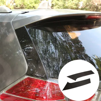 Карбоновое АБС-стекло заднего стекла, Боковое крыло, Спойлер на крыше, Сплиттер для Nissan X-Trail 2014-2018, Декоративные наклейки