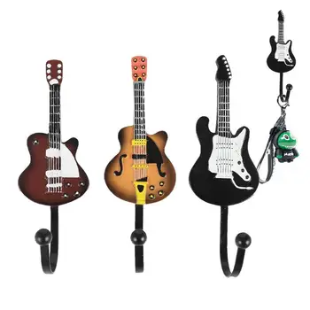 Креативные крючки для полотенец, универсальные крючки для полотенец в форме гитары, 3 шт., Стильный Модный сверхмощный Винтажный Многофункциональный Винтажный ключ