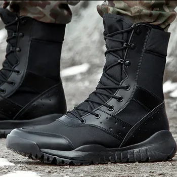 Летние Тренировочные ботинки для мужчин и женщин для занятий скалолазанием, легкие тактические ботинки для походов на открытом воздухе, армейская обувь для фанатов с дышащей сеткой