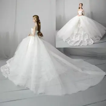 Модное кукольное свадебное платье 2023, новейшая повседневная одежда ручной работы, одежда для вечеринок, аксессуары для кукол, 30-сантиметровая кукла