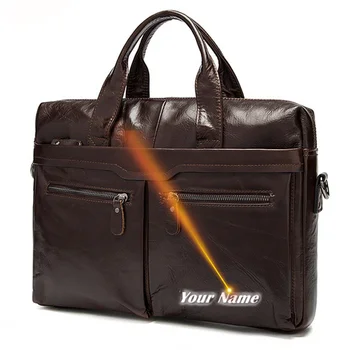 Мужская сумка, сумки через плечо из натуральной кожи, мужская сумка-мессенджер, мужские сумки через плечо, 14-дюймовые портфели для ноутбуков, мужские сумки-тоутсы