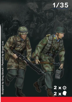 Набор для сборки модели из смолы 1/35 Солдат неокрашенный Бесплатная доставка (Французская армия)
