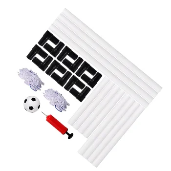 Набор футбольных ворот Портативный набор столбов для футбольных сеток Детский тренировочный набор Игрушек с насосом для футбольных сеток