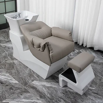 Насадка для душа, Шампунь, кресло для парикмахерской, Портативное кресло для мытья волос, Роскошная мебель для салона Silla Peluqueria MQ50XF