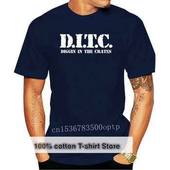 Новая футболка D. I. T.C.Diggin in the Crates в стиле рэп-хип-хоп всех размеров 2021 г.