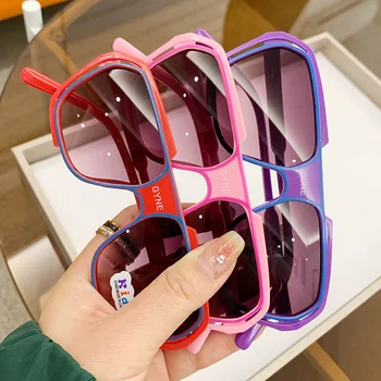 Новые детские солнцезащитные очки, модные Детские солнцезащитные очки с героями мультфильмов, милые солнцезащитные очки для девочек с защитой от ультрафиолета, Защитные очки для младенцев