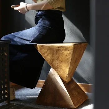 Приставной Столик в Скандинавском Дизайне, Минималистичный Геометрический Диван B & B в Индустриальном Стиле и Чайный Столик Art Silent Modern