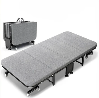 Раскладушка для обеденного перерыва, односпальная кровать, простой уход в больнице, походная кровать, бытовое оборудование для сна