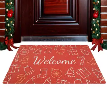 Рождественский коврик для спальни, Рождественский коврик для прихожей, Рождественские украшения для террасы, прачечной, балкона, ванной комнаты