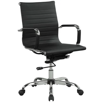 Удерживает кресло менеджера на 37,5 дюйма с регулируемой высотой и поворотом, 250 фунтов. Черный для подростков или взрослых