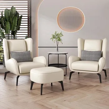 Удобные Современные стулья для гостиной, Мягкое кресло для парикмахера с откидной спинкой, Модная мебель для салона красоты