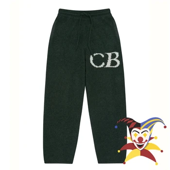 Черно-зеленые трикотажные брюки Cole Buxton Мужские женские винтажные жаккардовые шерстяные спортивные брюки CB с логотипом Внутри Бирки